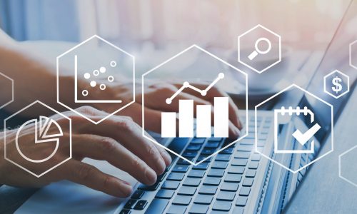 Business,Intelligence,Bi,Concept,,Financial,Charts,To,Analyze,Profit,And
